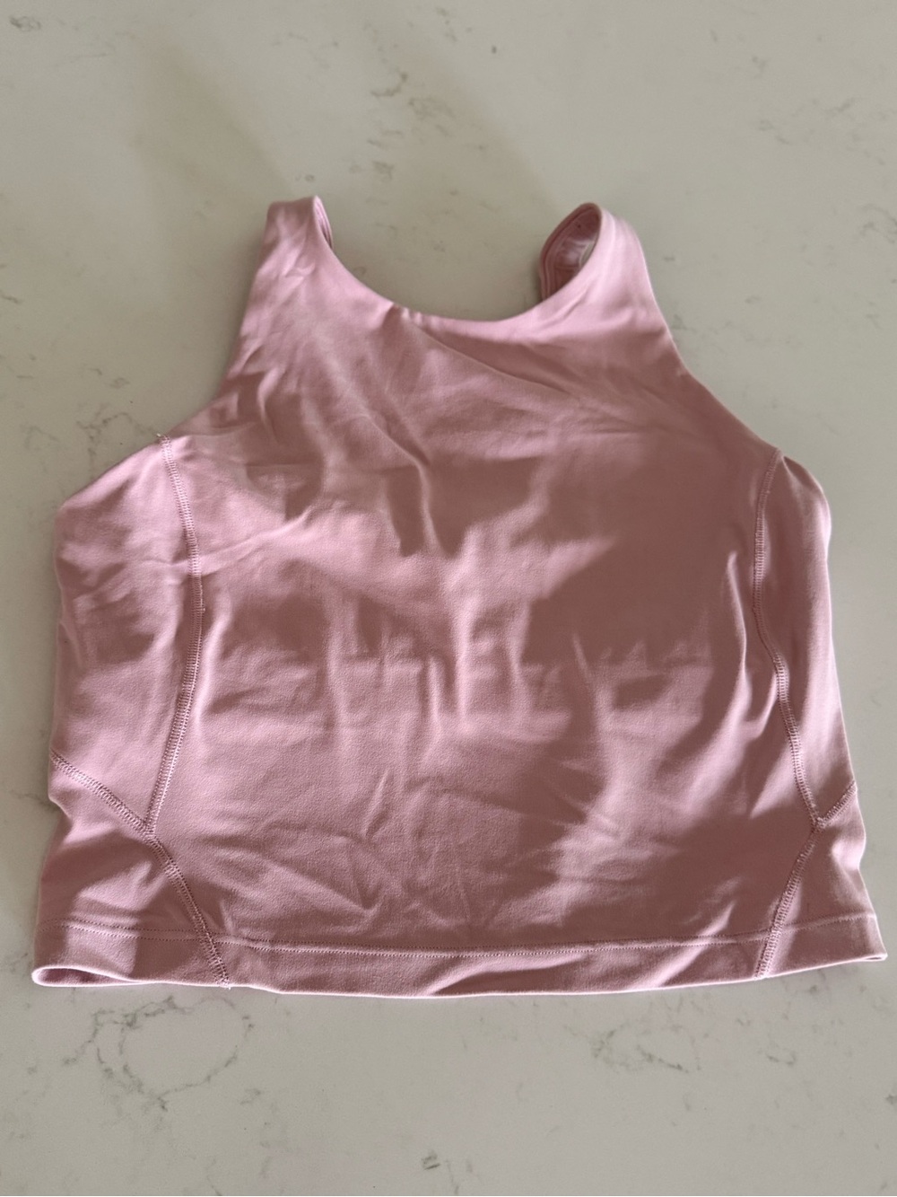lululemon athletica Pink High-Neck Tank Top